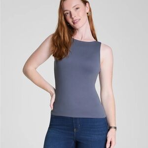 Spanx NWT SpanxSmooth Jersey Boatneck Tank in Earthstone